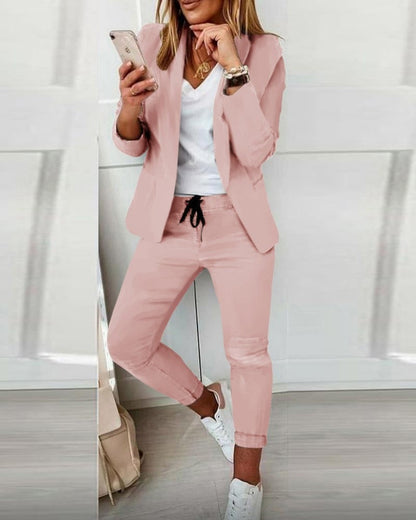 Xyla™️ - Elegante Zakelijke Outfit Set [Blazer+Broek]