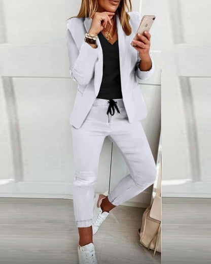 Xyla™️ - Elegante Zakelijke Outfit Set [Blazer+Broek]