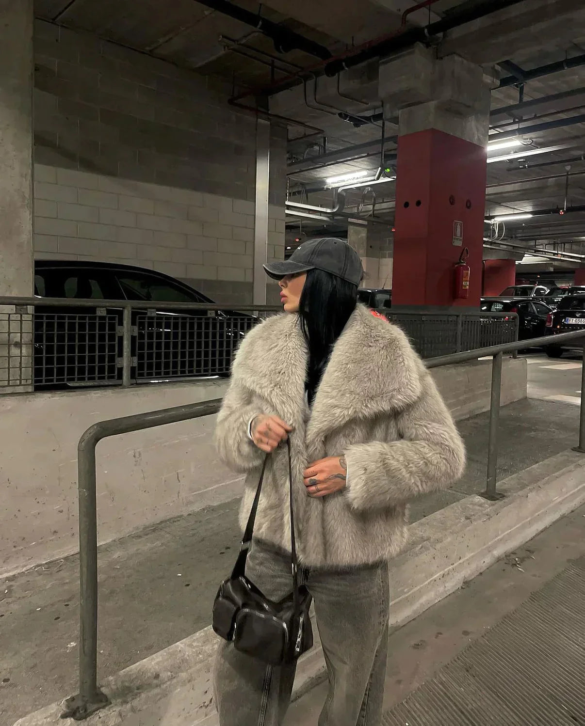 Faux Fur Coat