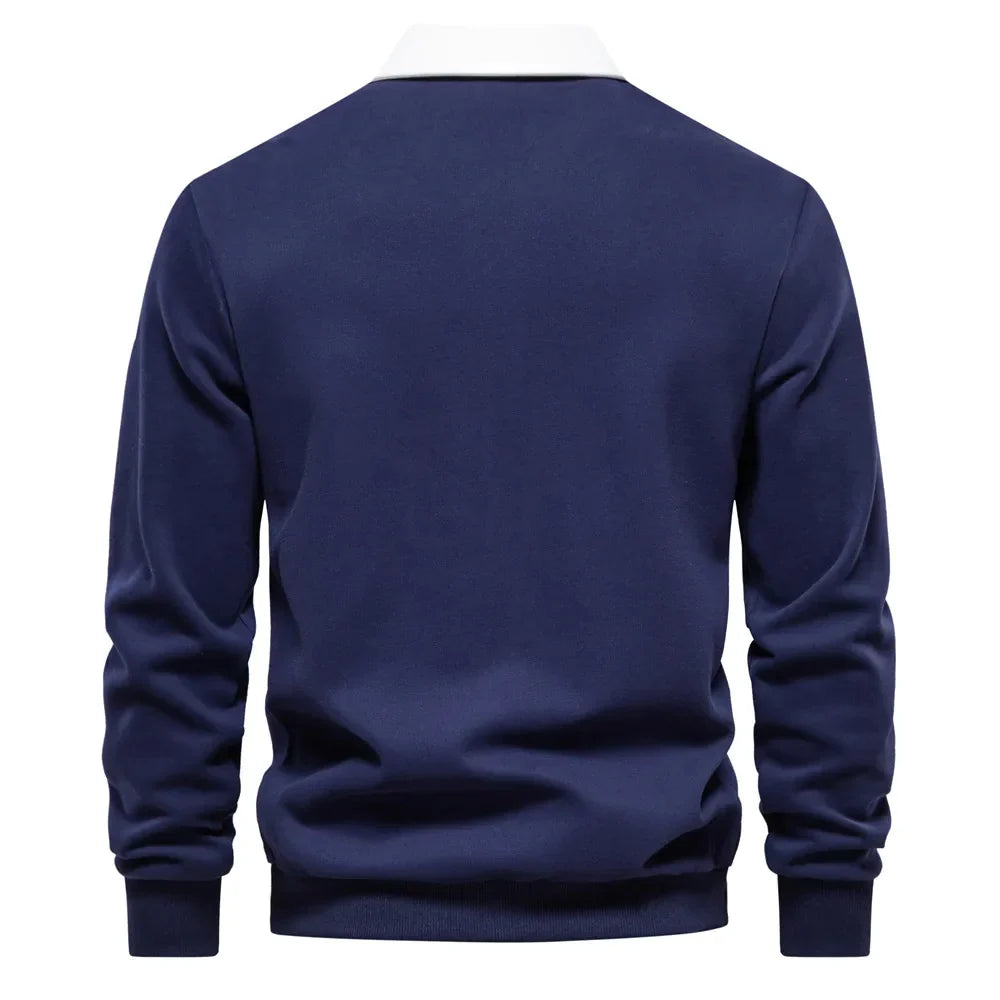 Terrence™️ - Stijlvolle Sweater met Kapknopen