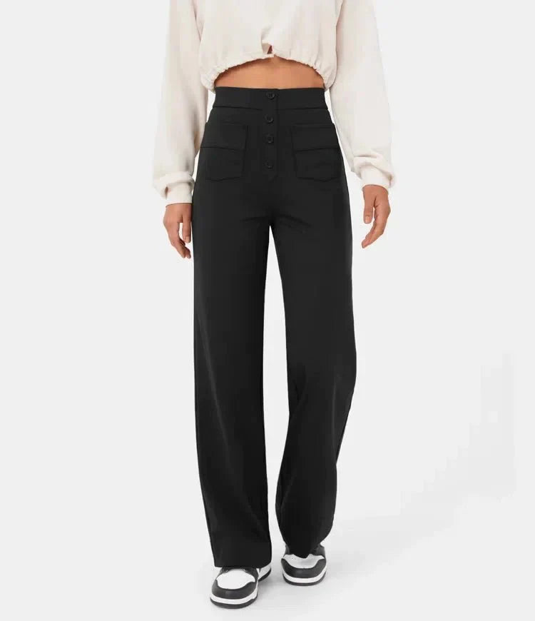 Chelsea™️ - Elastische High Waisted Casual Broek