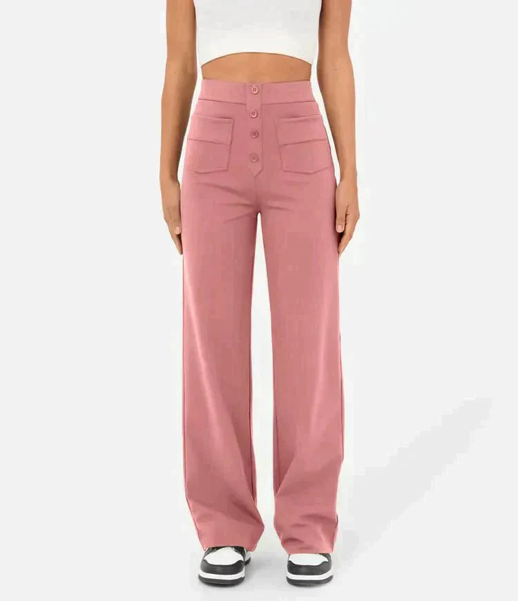 Chelsea™️ - Elastische High Waisted Casual Broek