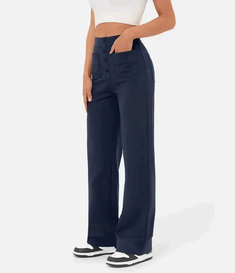 Chelsea™️ - Elastische High Waisted Casual Broek