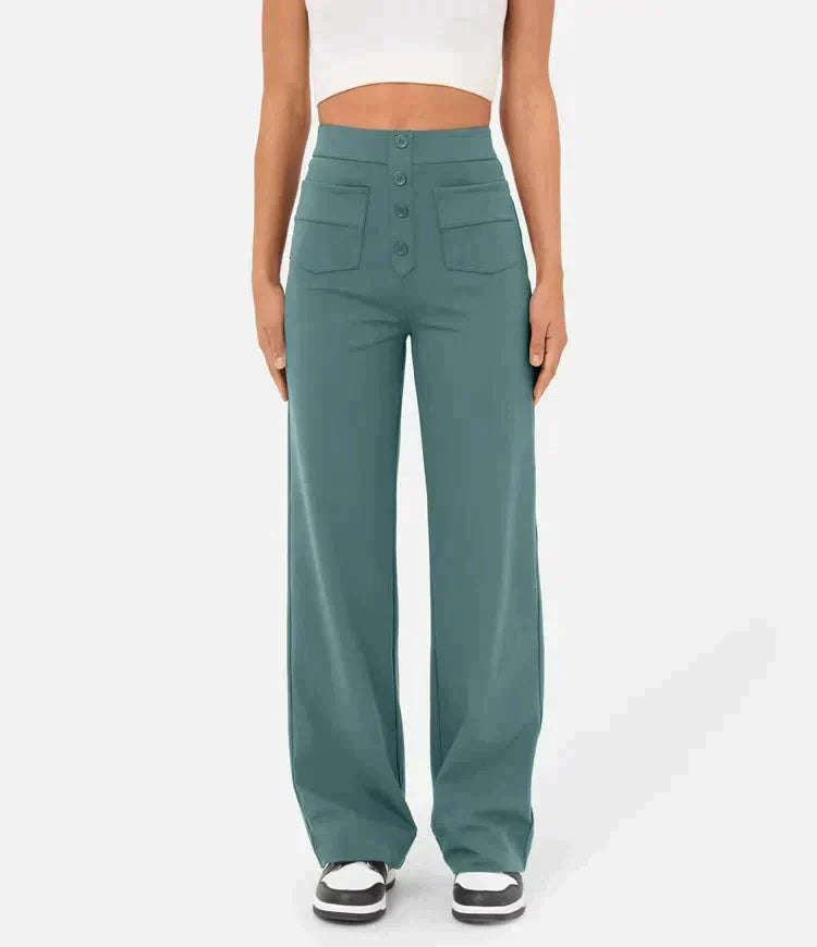 Chelsea™️ - Elastische High Waisted Casual Broek