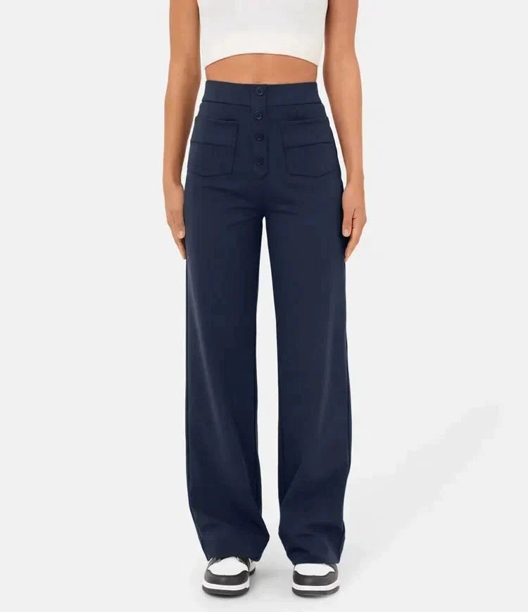 Chelsea™️ - Elastische High Waisted Casual Broek